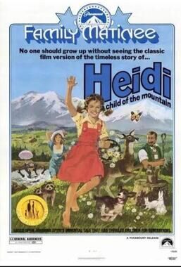 Heidi. Original one sheet movie poster. 41” x 27”